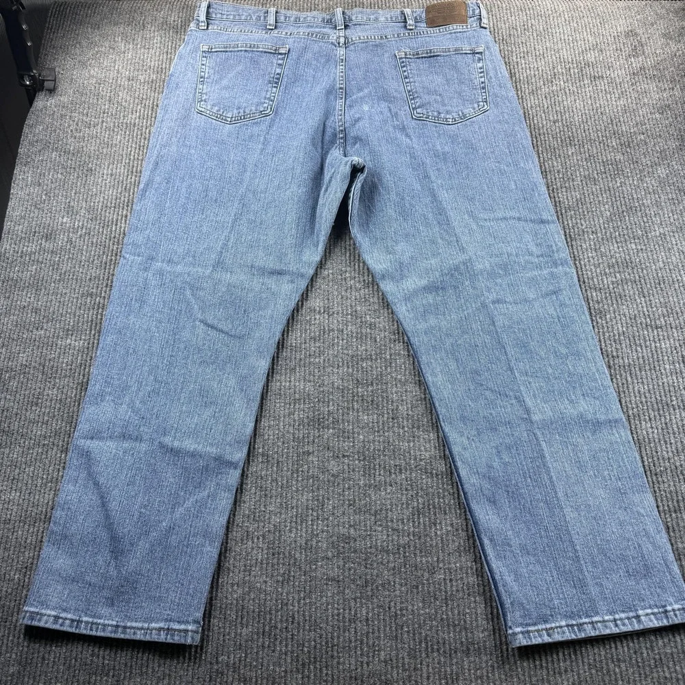 Wrangler Jeans Mens 42x30 Blue Relaxed Straight Leg‎ Denim Medium Wash Casual